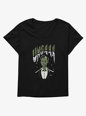 Addams Family Movie Caricature Lurch Unghhh Girls T-Shirt Plus