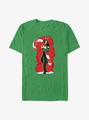 Marvel Guardians of the Galaxy Holiday Special Mantis Candy Cane Hug T-Shirt