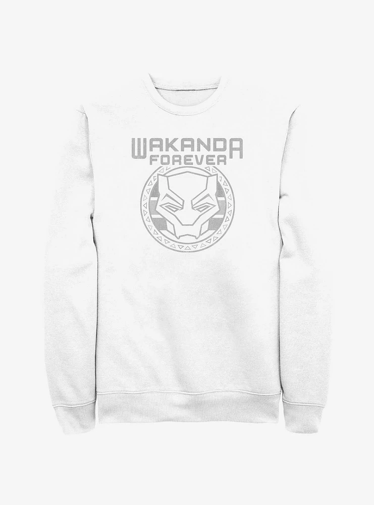 Marvel Black Panther: Wakanda Forever Badge Logo Sweatshirt