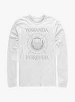 Marvel Black Panther: Wakanda Forever Crossed Spears Logo Long-Sleeve T-Shirt