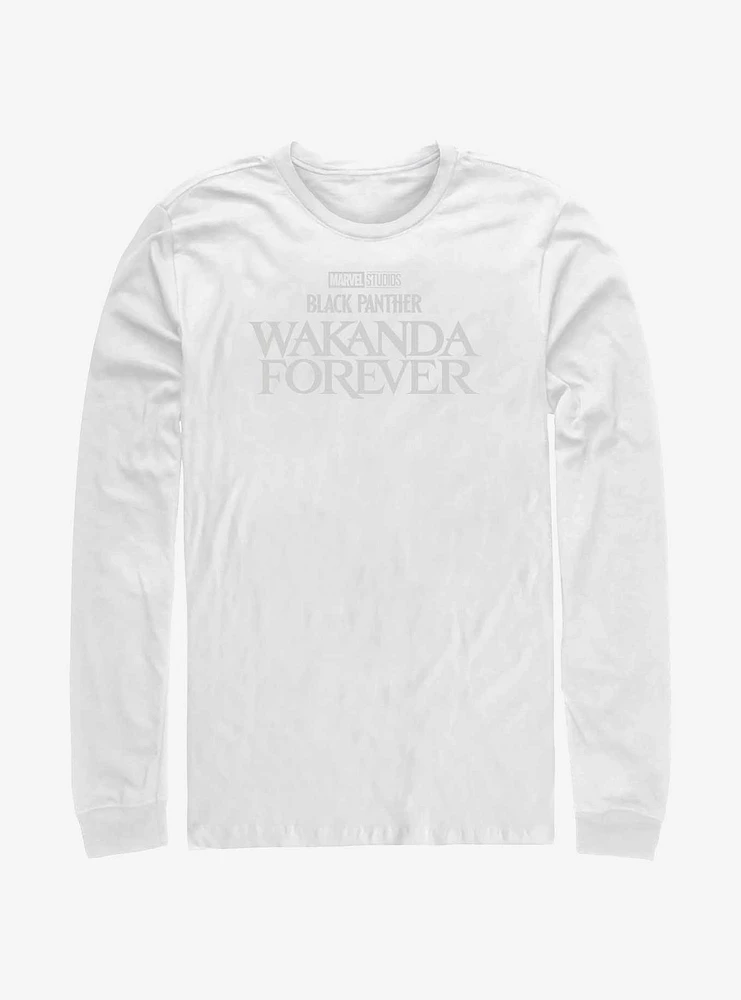 Marvel Black Panther: Wakanda Forever Logo Long-Sleeve T-Shirt