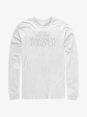 Marvel Black Panther: Wakanda Forever Logo Long-Sleeve T-Shirt