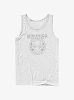 Marvel Black Panther: Wakanda Forever Badge Logo Tank