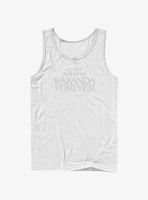 Marvel Black Panther: Wakanda Forever Logo Tank