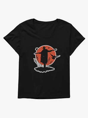 Jeepers Creepers Scarecrow Moon Girls T-Shirt Plus