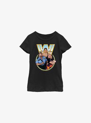 WWE Andre The Giant, Big Boss Man & Bam Bigelow Youth Girls T-Shirt