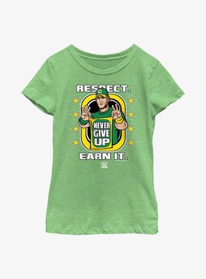 WWE John Cena Respect Earn It Youth Girls T-Shirt