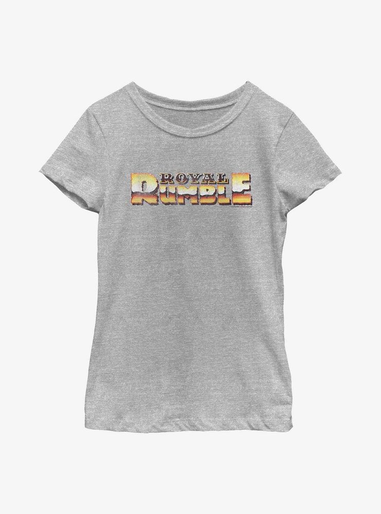 WWE Royal Rumble Golden Logo Youth Girls T-Shirt