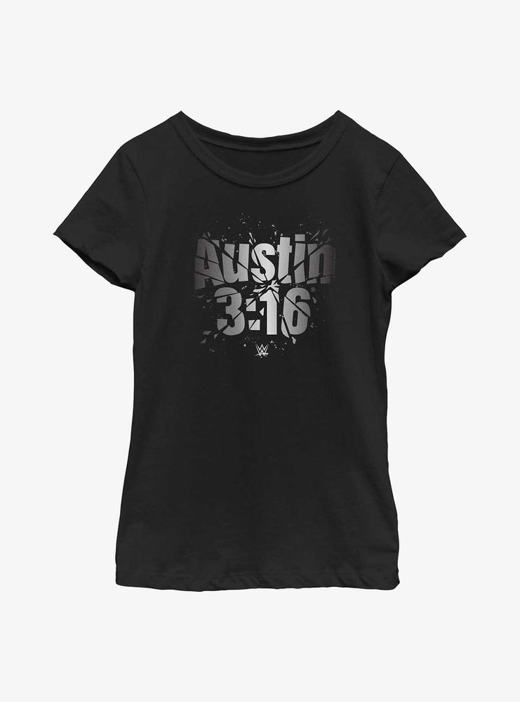 WWE Stone Cold Steve Austin 3:16 Logo Youth Girls T-Shirt