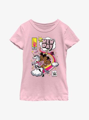 WWE The New Day Power Of Positivity Youth Girls T-Shirt