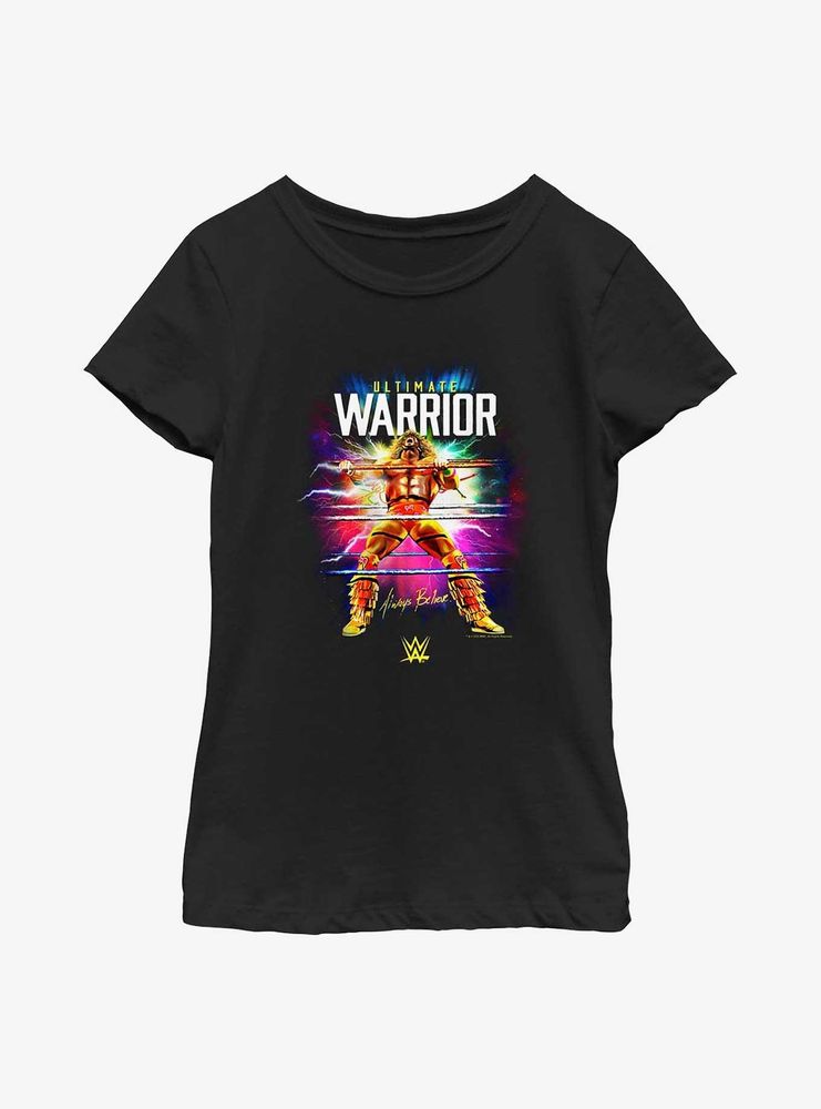 WWE Ultimate Warrior Always Believe Youth Girls T-Shirt