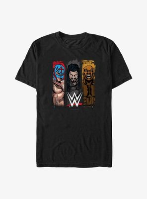 WWE Rey Mysterio, Roman Reigns & Bobby Lashley T-Shirt