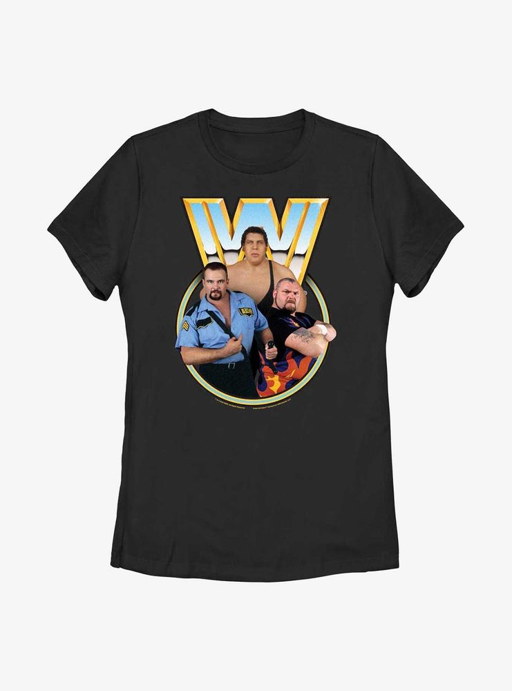 WWE Andre The Giant, Big Boss Man & Bam Bigelow Womens T-Shirt