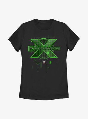 WWE D-Generation X Green Logo Womens T-Shirt