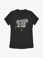 WWE Stone Cold Steve Austin 3:16 Shattered Logo Womens T-Shirt