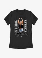 WWE Stone Cold Steve Austin Signature Photo Womens T-Shirt