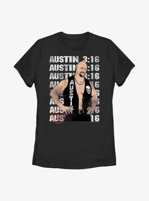 WWE Stone Cold Steve Austin 3:16 Womens T-Shirt