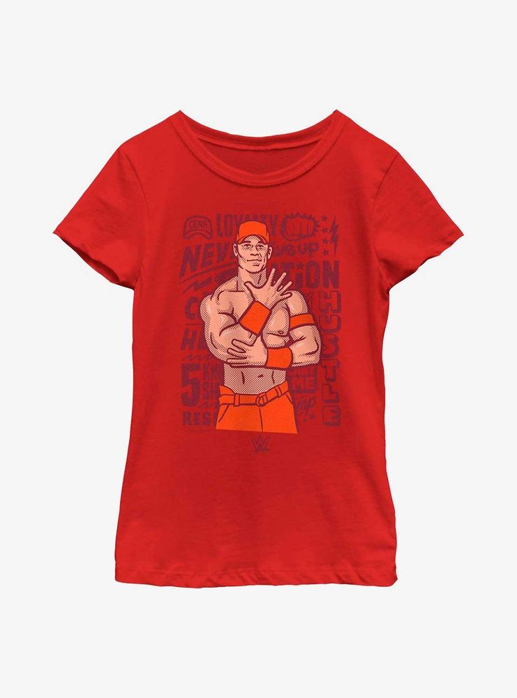 WWE John Cena Motto Youth Girls T-Shirt