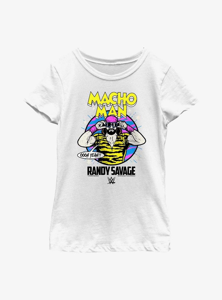 WWE Macho Man Randy Savage Oooh Yea! Youth Girls T-Shirt