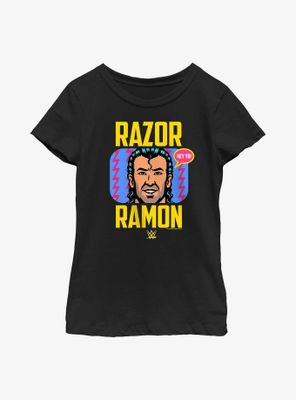 WWE Razor Ramon Scott Hall Retro Youth Girls T-Shirt