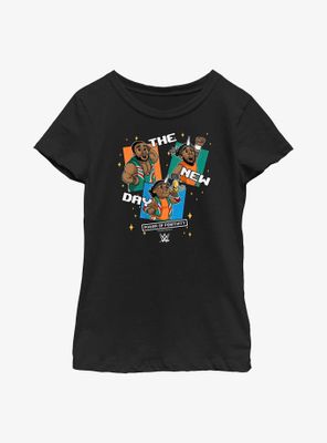 WWE The New Day 8-Bit Youth Girls T-Shirt