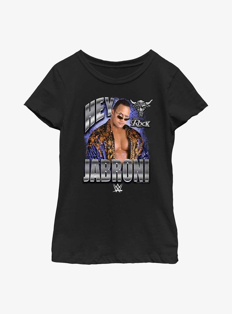 WWE The Rock Hey Jabroni Youth Girls T-Shirt