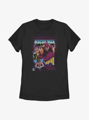 WWE Macho Man Randy Savage Retro Womens T-Shirt
