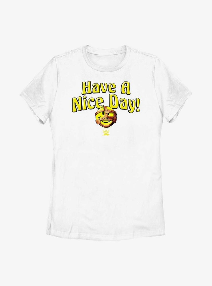 WWE Mick Foley Mankind Have A Nice Day! Icon Womens T-Shirt