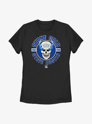 WWE Stone Cold Steve Austin Circle Logo Womens T-Shirt