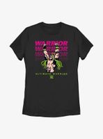 WWE Ultimate Warrior Name Stack Womens T-Shirt