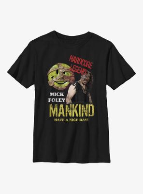 WWE Mick Foley Mankind Hardcore Legend Youth T-Shirt