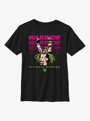 WWE Ultimate Warrior Name Stack Youth T-Shirt