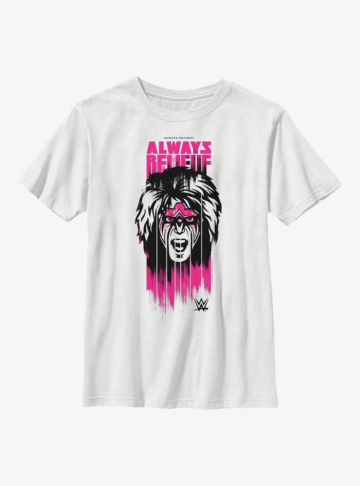 WWE Ultimate Warrior Always Believe Face Youth T-Shirt