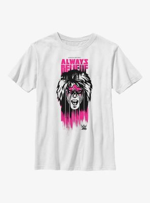 WWE Ultimate Warrior Always Believe Face Youth T-Shirt