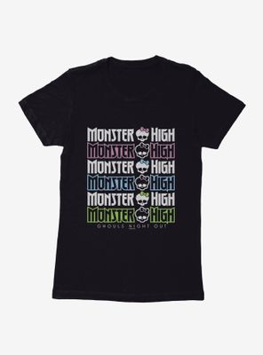 Monster High Ghouls Night Out Womens T-Shirt