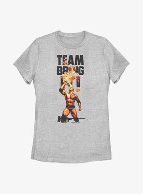 WWE The Rock Team Bring It! Photo Womens T-Shirt