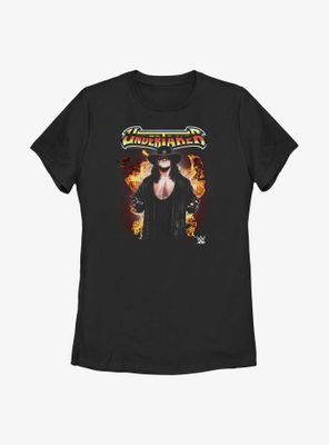 WWE The Undertaker Flames Womens T-Shirt