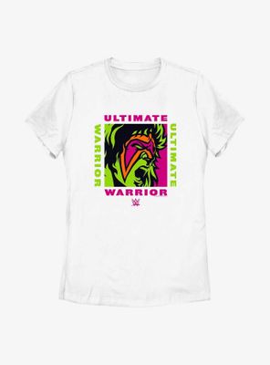 WWE Ultimate Warrior Neon Face  Womens T-Shirt