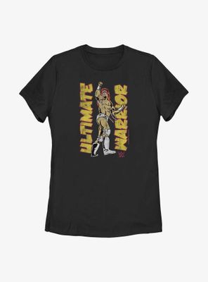 WWE Ultimate Warrior Retro Portrait Womens T-Shirt