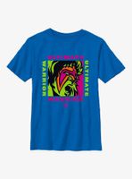 WWE Ultimate Warrior Neon Face  Youth T-Shirt