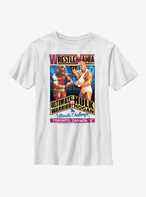 WWE WrestleMania 6 The Ultimate Challenge Warrior Vs. Hulk HoganYouth T-Shirt