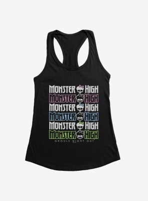 Monster High Ghouls Night Out Womens Tank Top