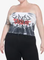 Slipknot Logo Tie-Dye Tube Top Plus