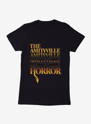 The Amityville Horror Logo Womens T-Shirt