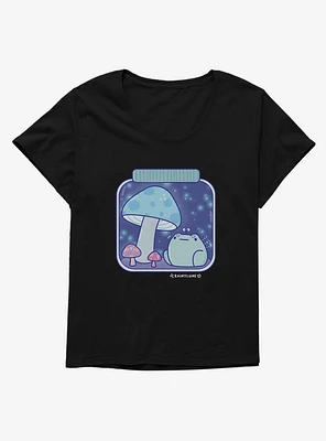 Rainylune Sprout The Frog Mushroom Jar Girls T-Shirt Plus