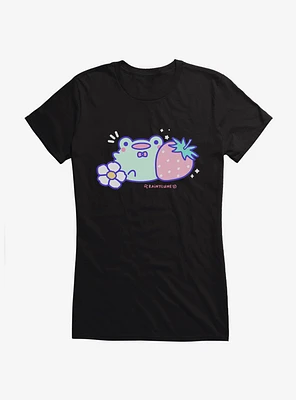 Rainylune Friend The Frog Strawberry Girls T-Shirt