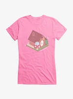 Rainylune Sprout The Frog Clock Girls T-Shirt