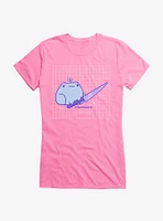 Rainylune Sprout The Frog Knife Fight Girls T-Shirt