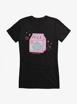 Rainylune Sprout The Frog Strawberry Milk Girls T-Shirt