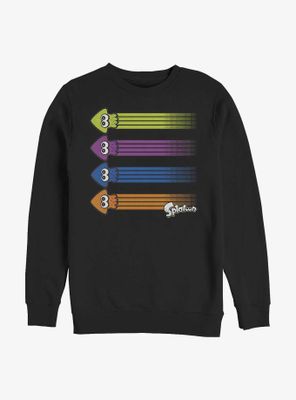 Nintendo Splatoon Inkling Squid Rainbow Sweatshirt